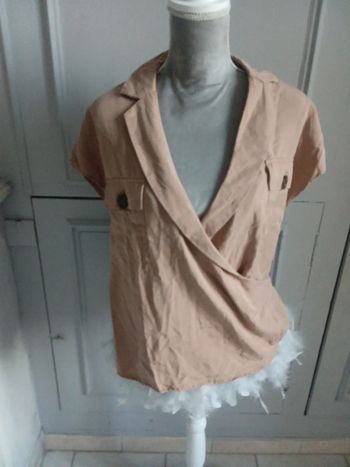 Blouse manche courte Camaïeu Taille 38