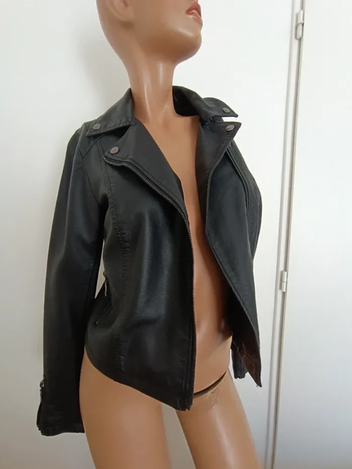 Veste simili cuir S - photo numéro 6