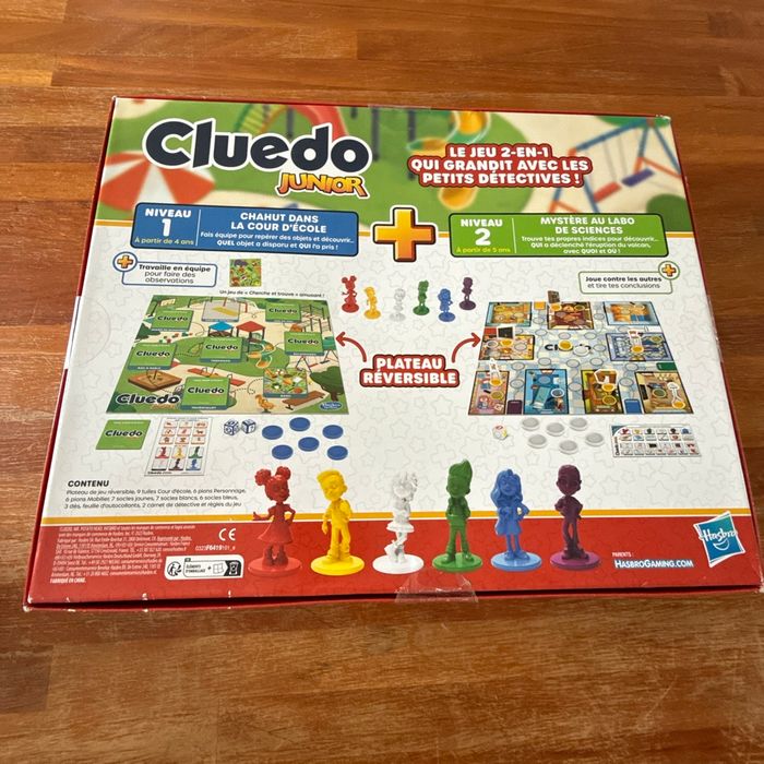 Jeux de société Cluedo junior 2 jeux en 1 - photo numéro 2