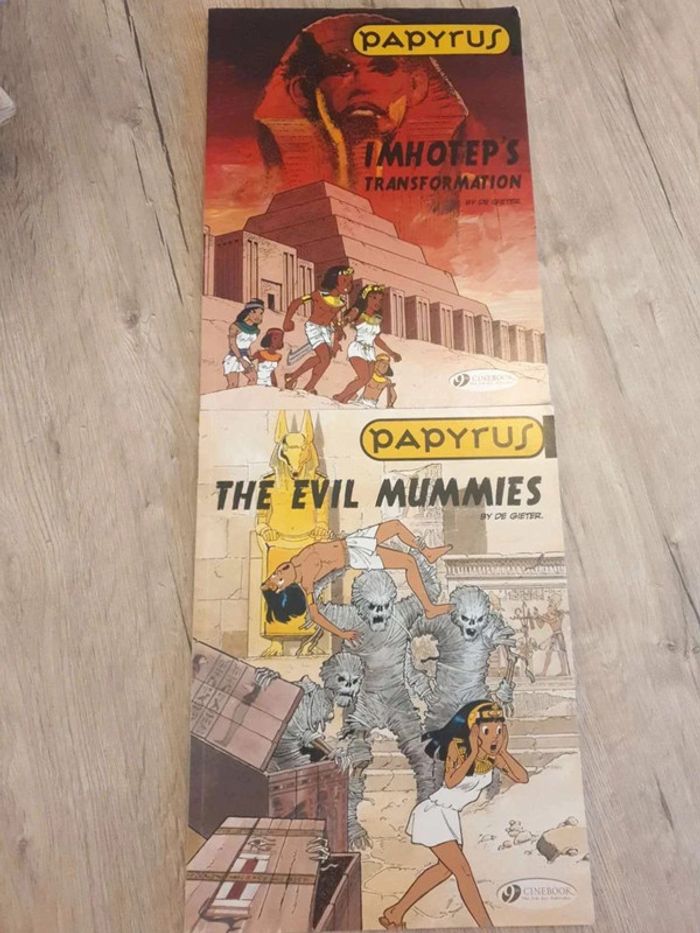 Lot de 2 bande dessinée Papyrus
