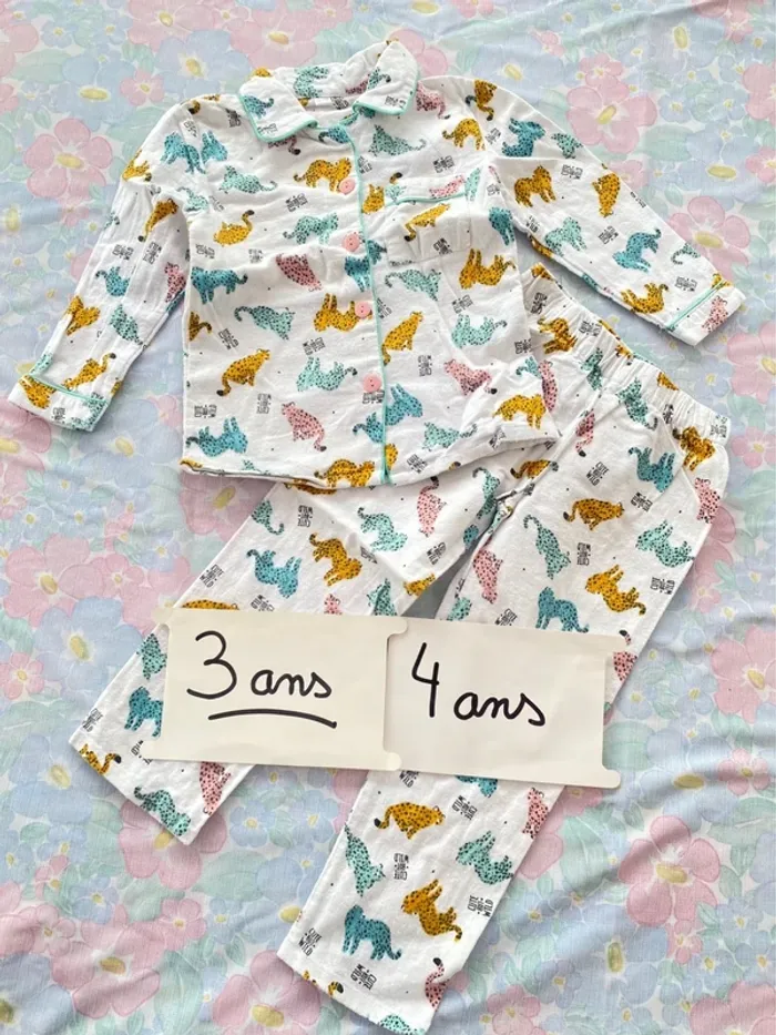 Pyjama 3-4 ans Zeeman Panthère