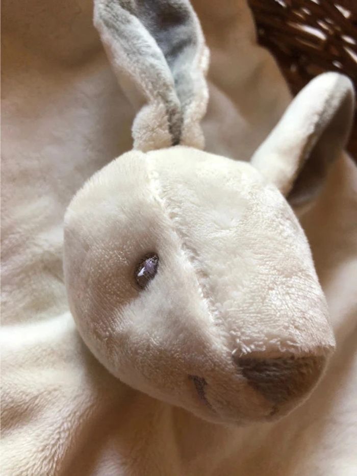 Doudou plat lapin little bunny - photo numéro 2