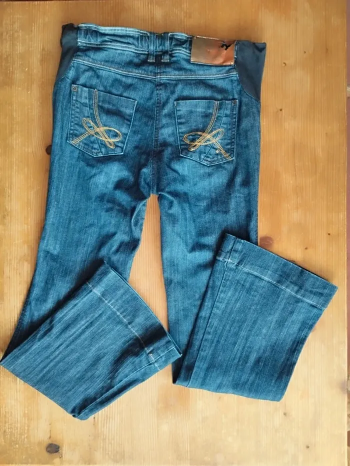 Jean grossesse & post-partum – Taille 36 – Confort et style – Kiabi - photo numéro 3