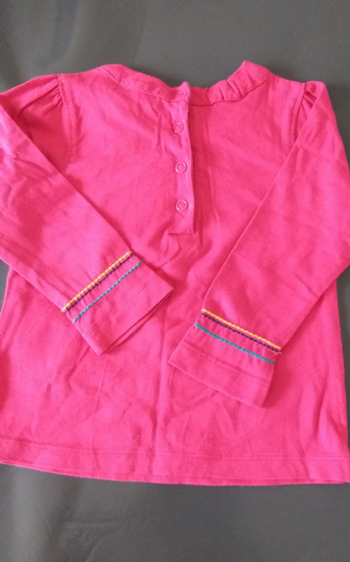 Tunique fushia à motifs - photo numéro 2