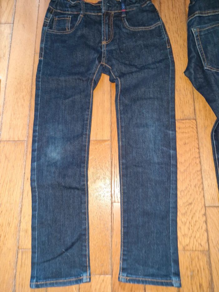 Lot de jean okaidi slim 8 ans - photo numéro 2