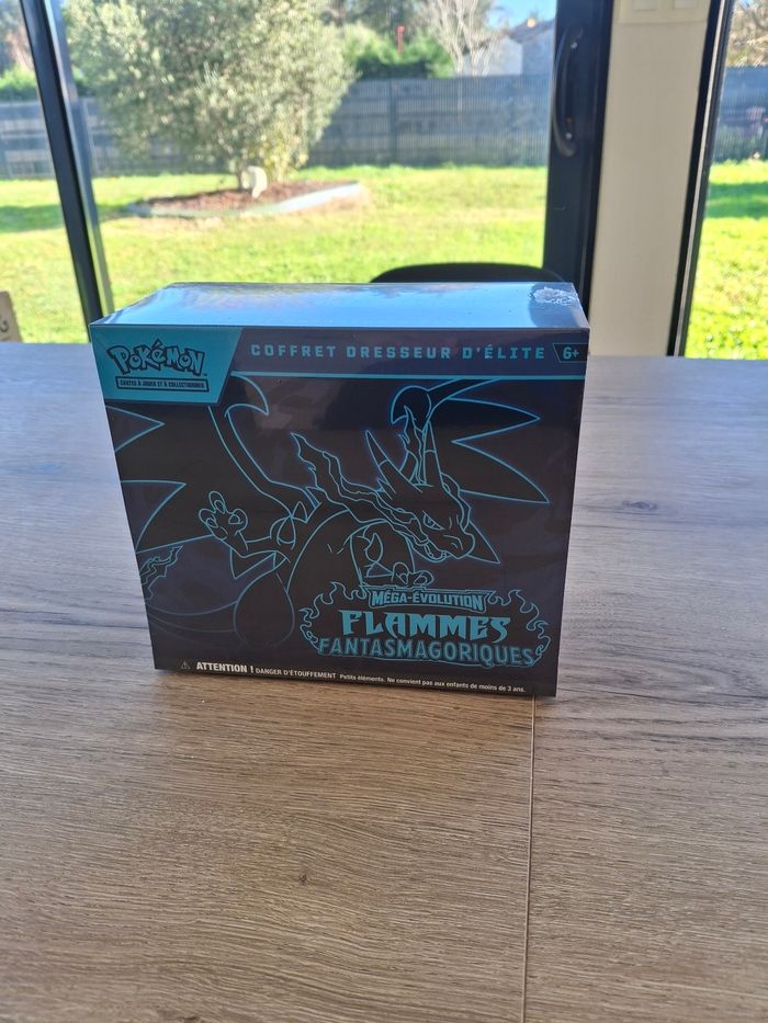 ETB Pokemon Mega Évolution Flammes Fantasmagorique - Scellage impeccable - photo numéro 2