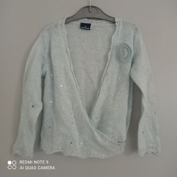 Cache-coeur turquoise 2ans