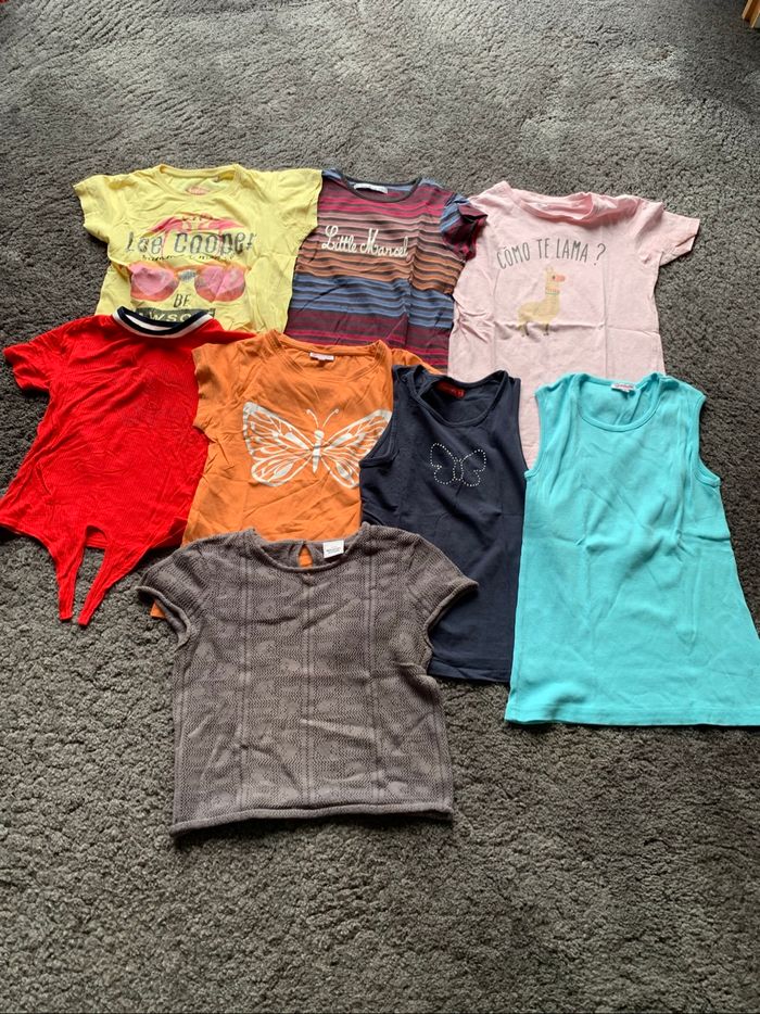 Lot de t-shirts fille