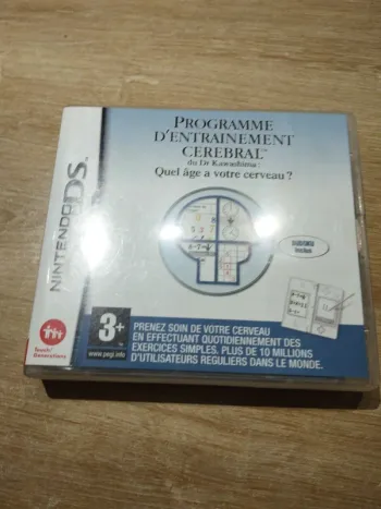 Programme d'entrainement cérébral kawashima Nintendo ds