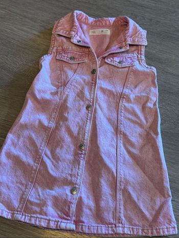 Robe en jean rose Zara 4-5 ans portée 1 fois