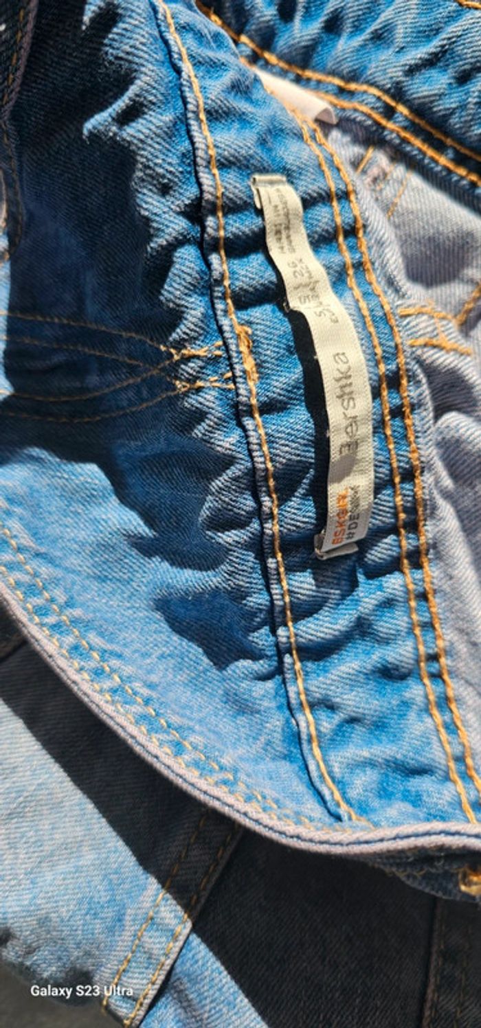 Salopette jean short Bershka taille S - photo numéro 5