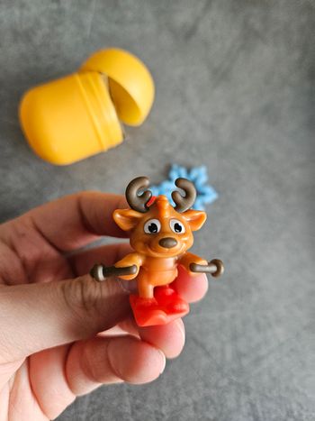Figurine Kinder Surprise - Noël 2024 "Renne et son flocon" (NEUF)