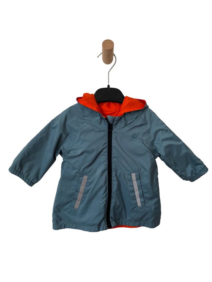 Veste légère coupe-vent réversible (avec capuche) - Petit Bateau 12 mois