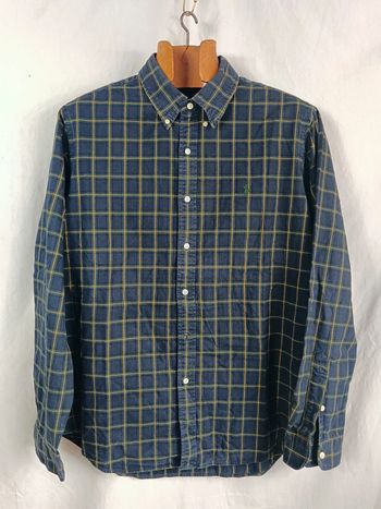 Chemise à carreaux vintage| Ralph Lauren | T. Xl