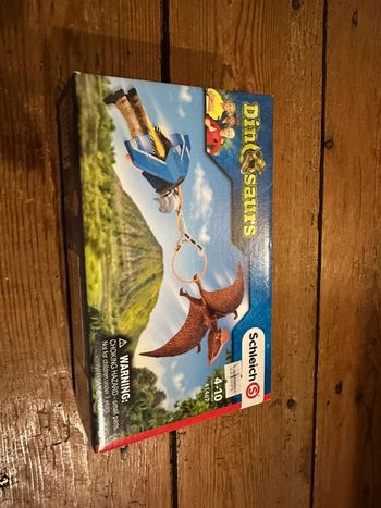 NEUF Schleich figurines dinosaures ptéranodon ptérodactyle jetpack personnage volant