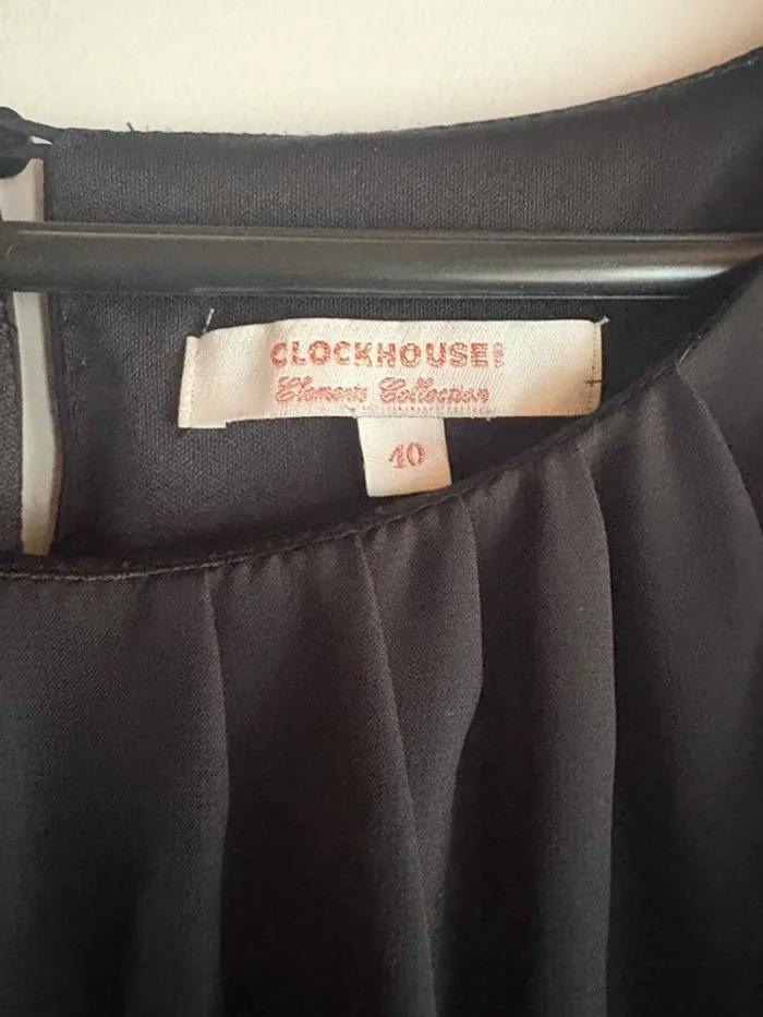 Blouse noire femme - photo numéro 2