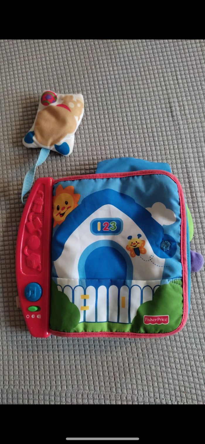 Livre sonore jouet d’éveil bébé chiffre et forme