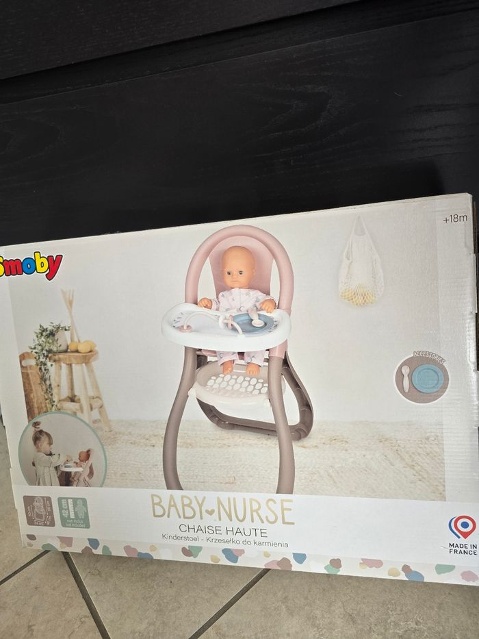 chaise haute pour poupon Baby nurse Smoby - photo numéro 2