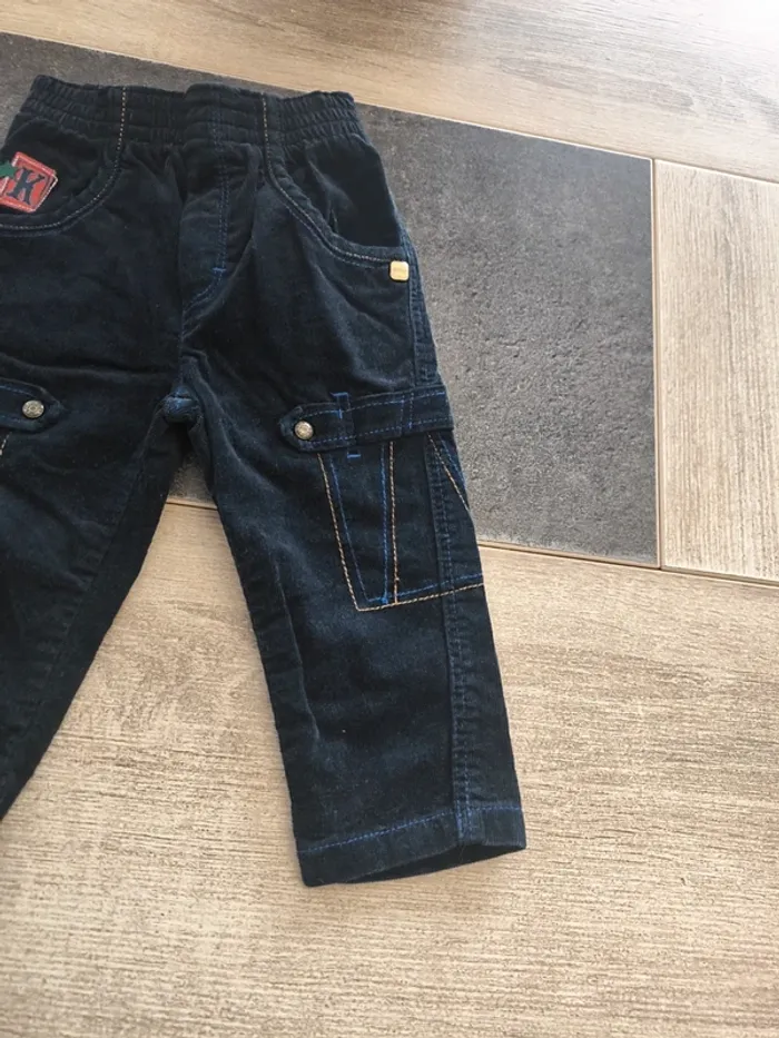 Pantalon côtelé garçon 12 mois Kenzo - photo numéro 4