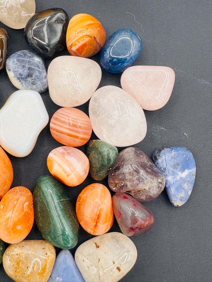 Lot 300 g pierres polies du Brésil pierres naturelles minéraux - photo numéro 5