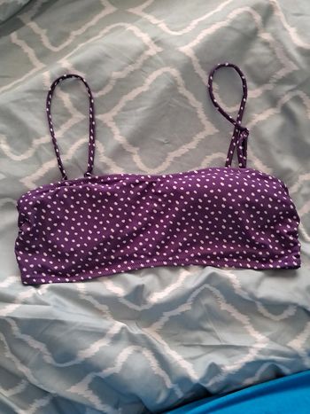 Haut de maillot de bain neuf violet taille 44