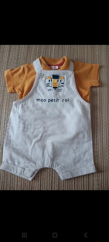 Ensemble salopette bébé