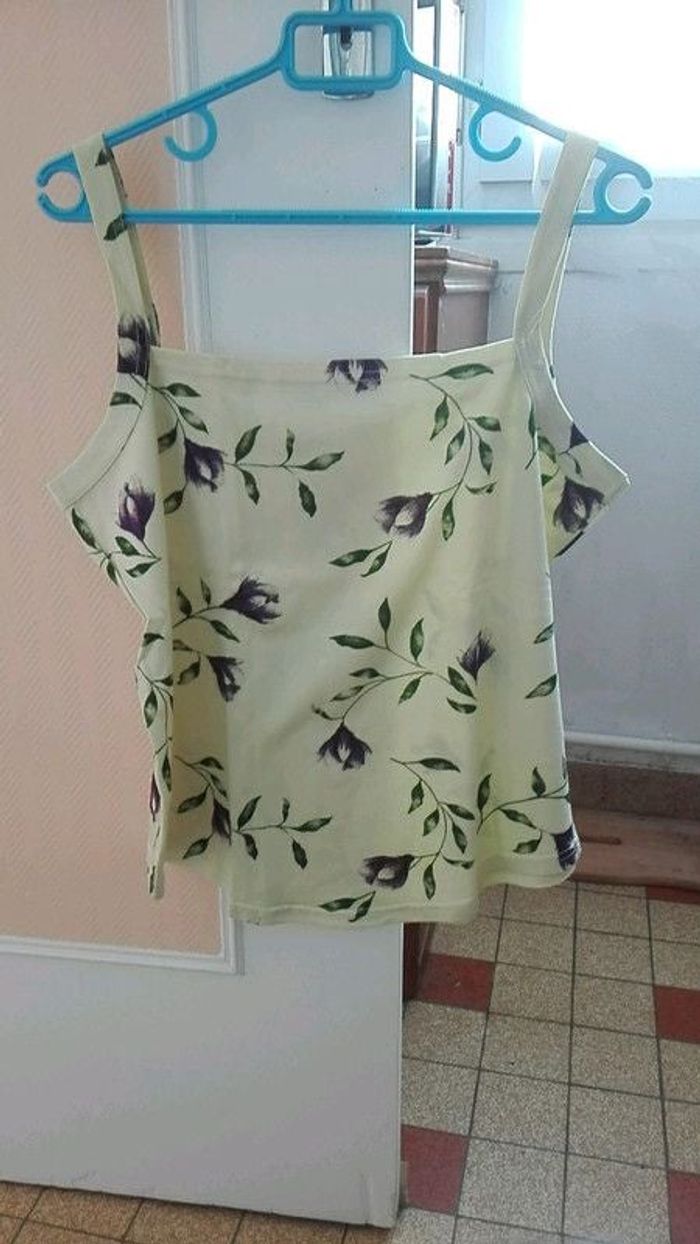 Débardeur vert anis