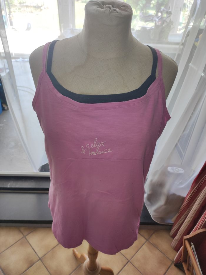 Top lila Taille XL Domyos