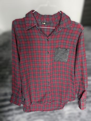 Chemise à carreaux Maje