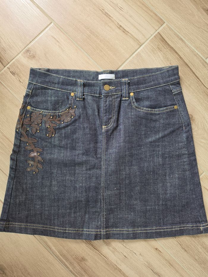 Jupe en jeans promod taille 40 - photo numéro 1