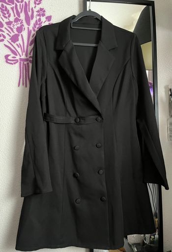 Robe blazer noir Shein