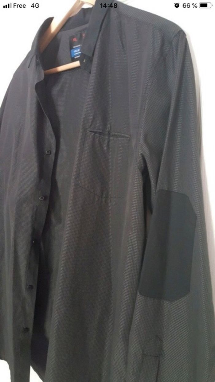 Chemise noire homme taille XL - photo numéro 2