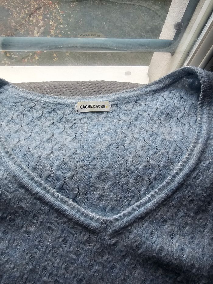 Pull bleu - photo numéro 2