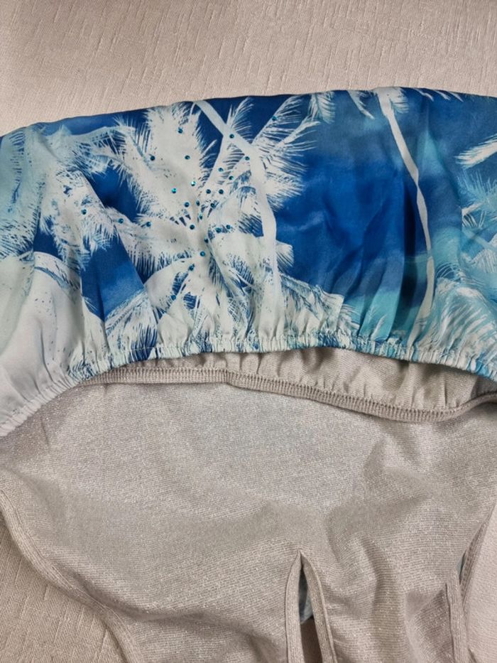 Morgan blouse sans manches été bleu * taille XS * - photo numéro 8