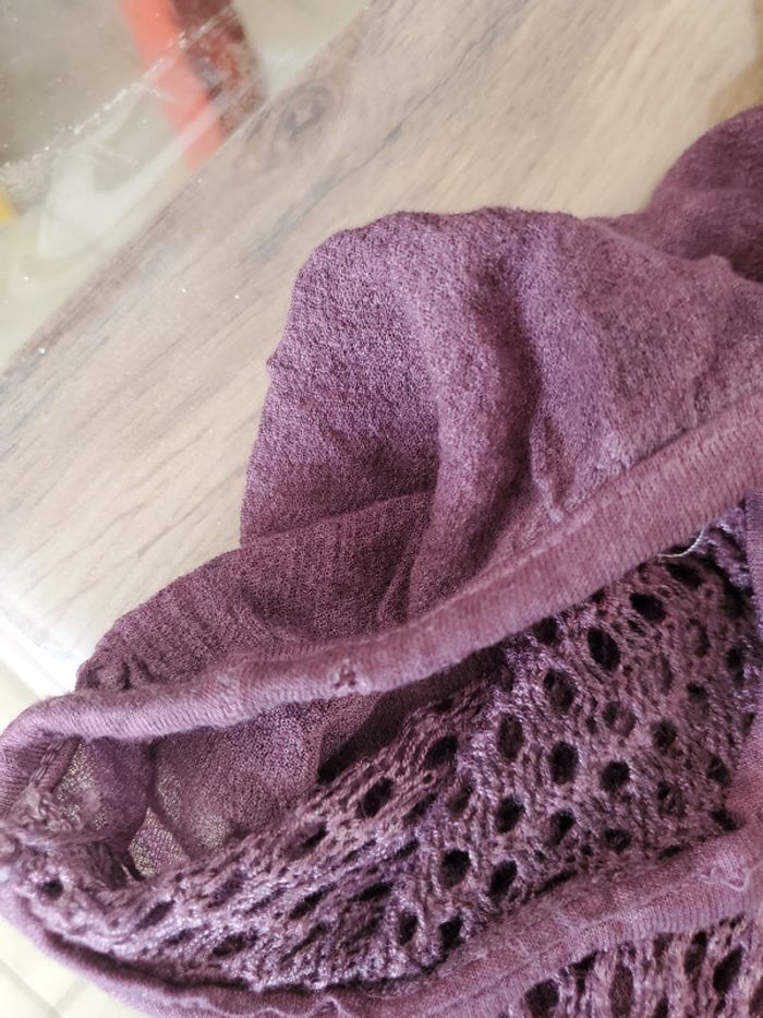 Tshirt femme manches courtes violet - photo numéro 5