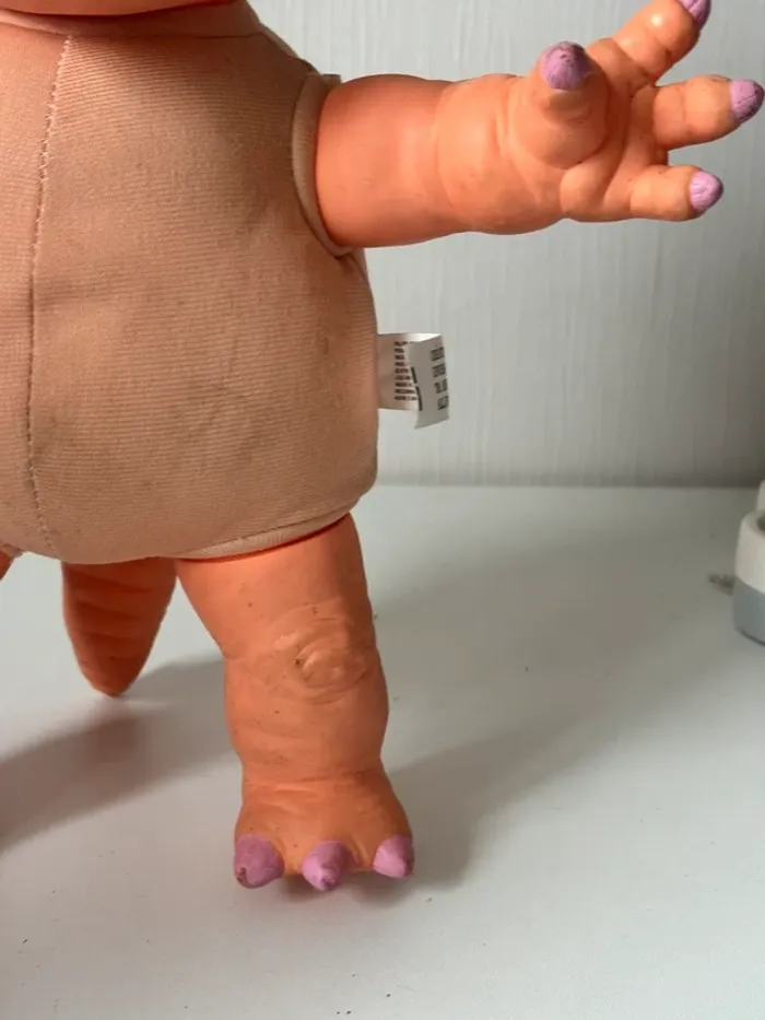Peluche PVC bébé dinosaure babyee street kids vintage 1991 années 90 grand dinos - photo numéro 4