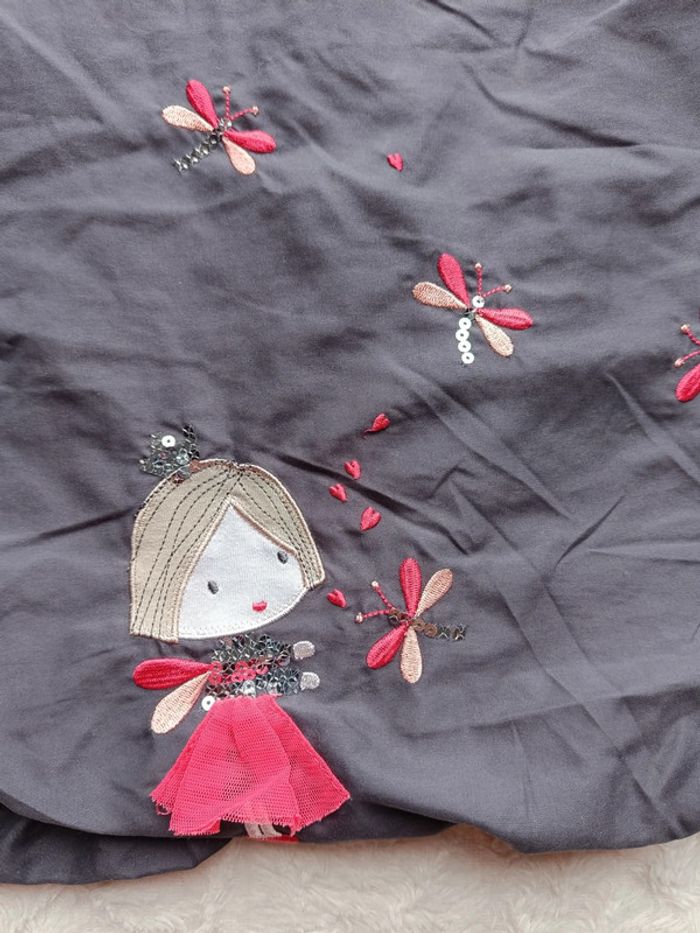 Robe boule Fille 23 mois Princesse Papillon sequins - photo numéro 5