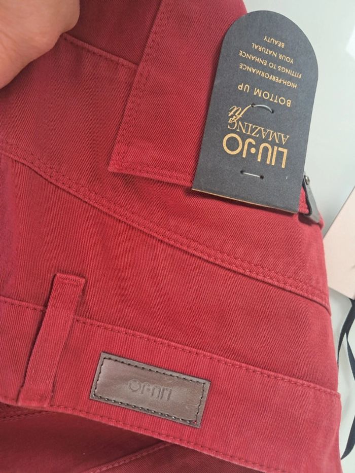 Liu Jo jean bordeau T.34/36 neuf - photo numéro 14