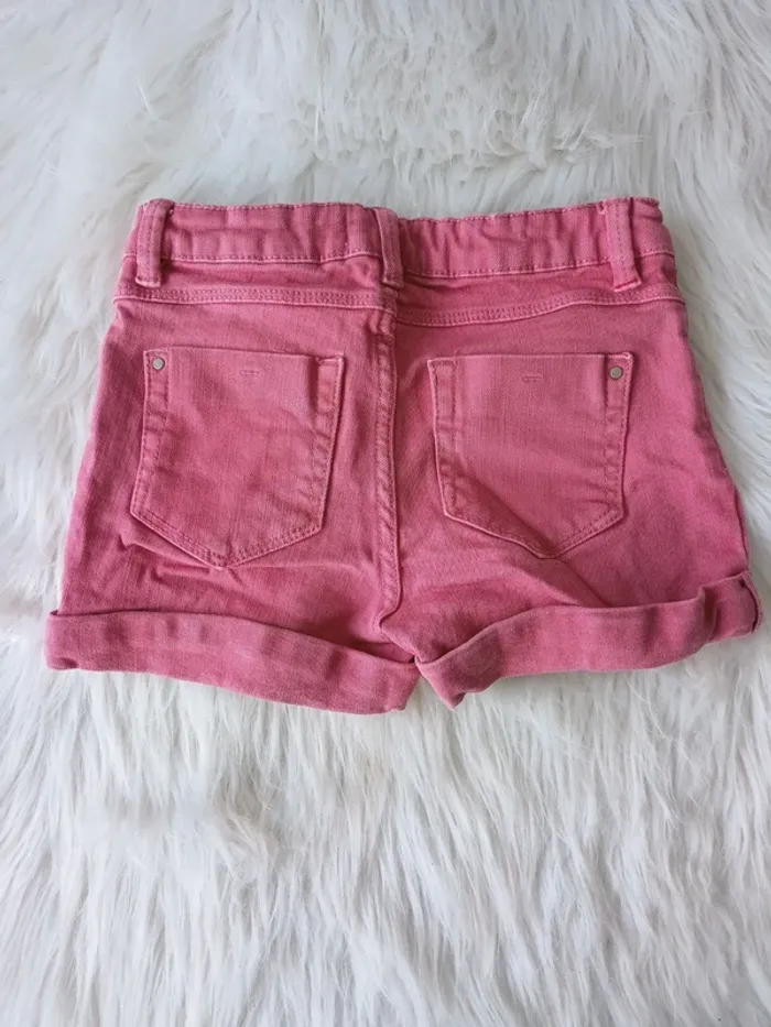 Short rose délavé 10 ans -129/140cm N*0922 - photo numéro 2