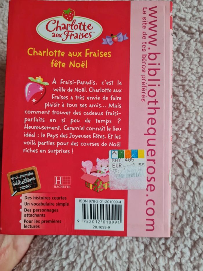 Ma première bibliothèque rose : Charlotte aux fraises fête Noël - photo numéro 3
