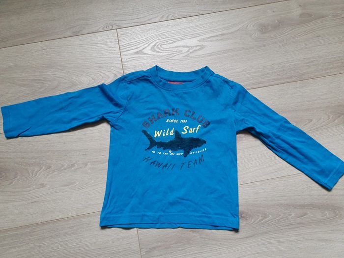 T-shirt ML bleu - photo numéro 2