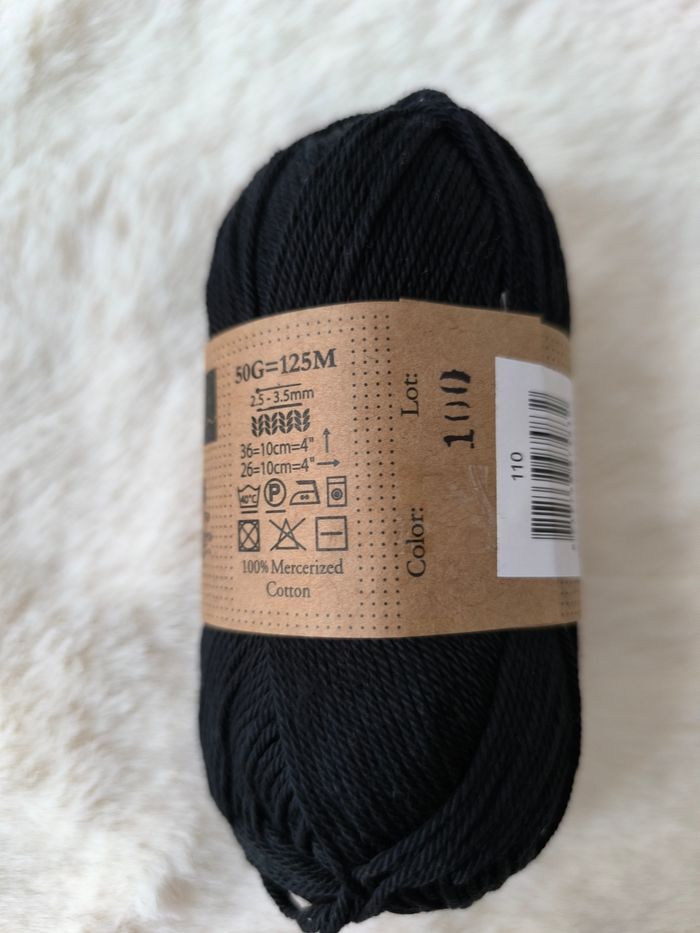 Catona 2x50g noir 110 - photo numéro 2