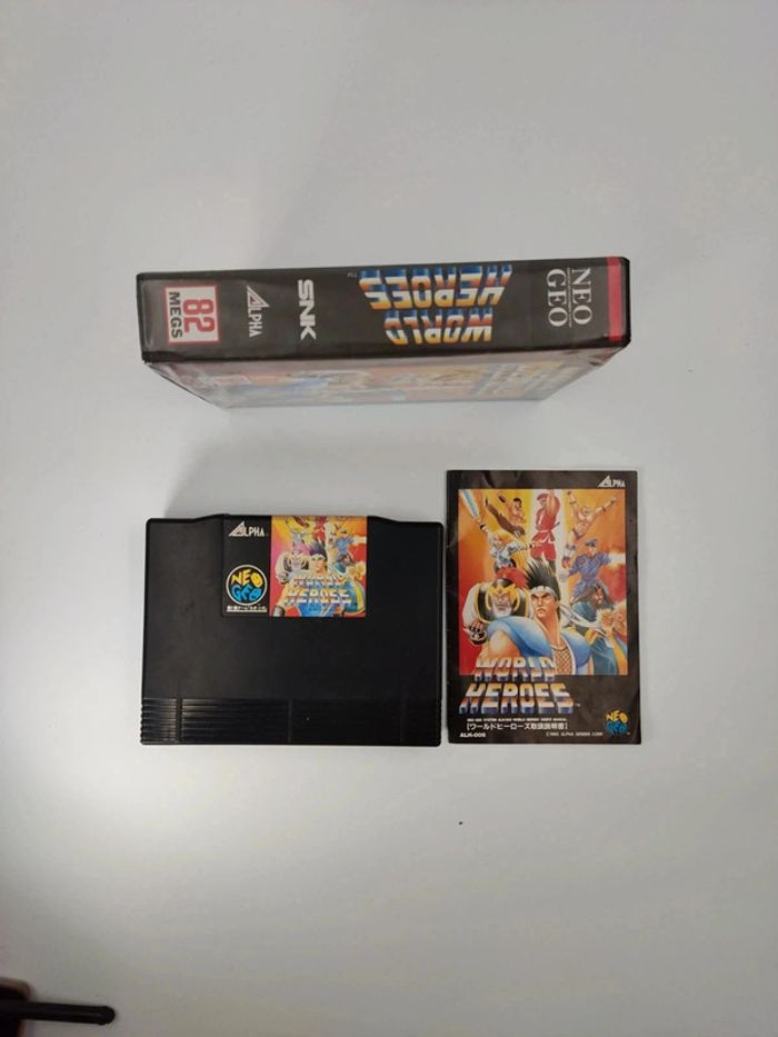 Jeu neo geo World Heroes complet aes - photo numéro 2