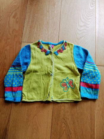 Gilet petite fille été