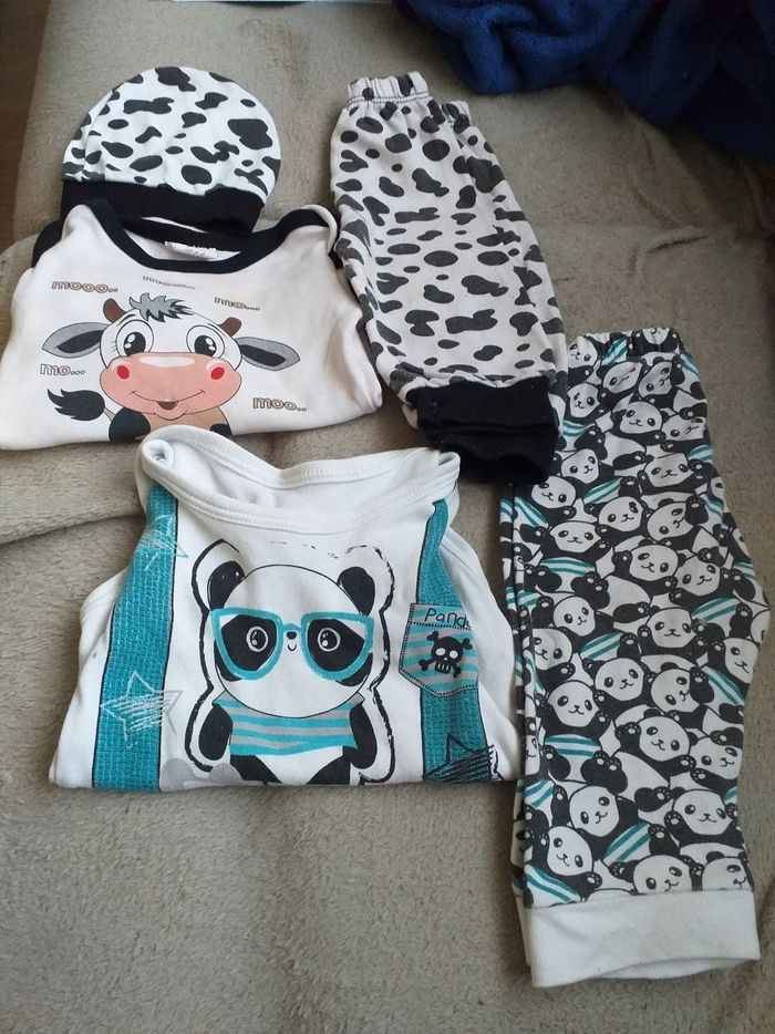 Lot de 2 pyjamas