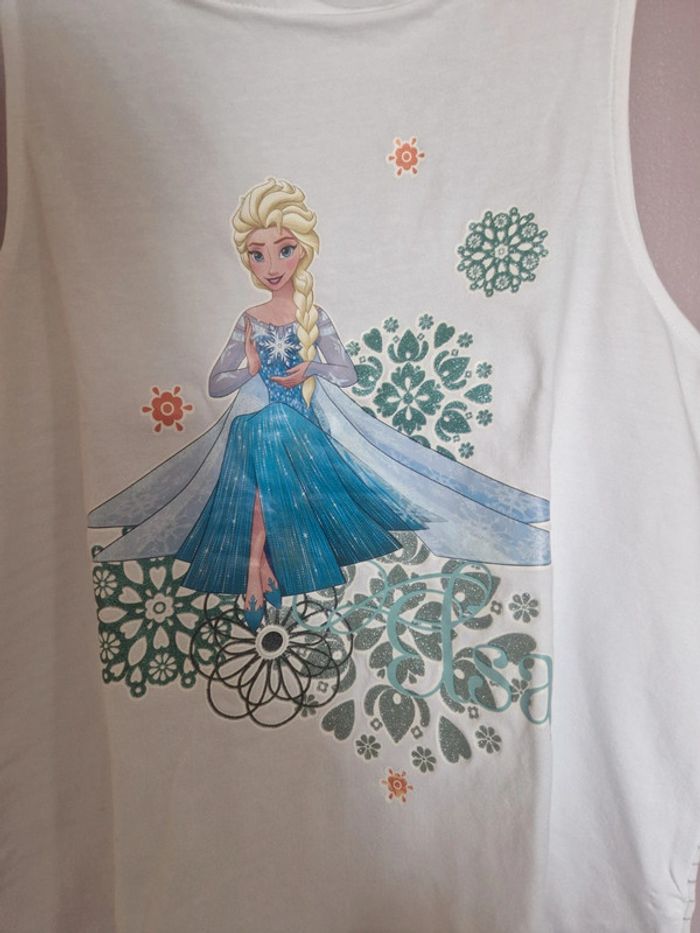 Débardeur fille été Reine des Neiges - photo numéro 3
