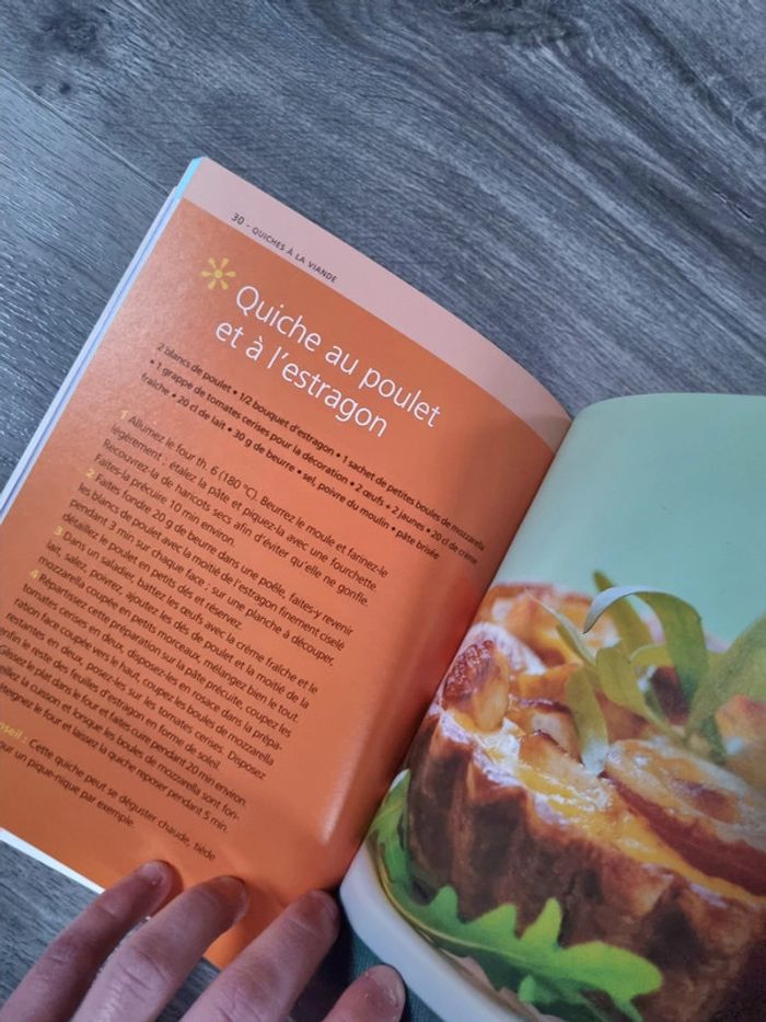 Lot de 2 livres recettes : quiches et gratins & soufflés - photo numéro 5