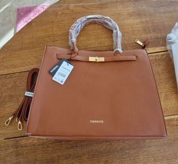 Torrente “Forum” sac camel — Neuf — Prix boutique 79€