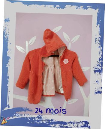 Gilet doublé 24 mois Vertbaudet