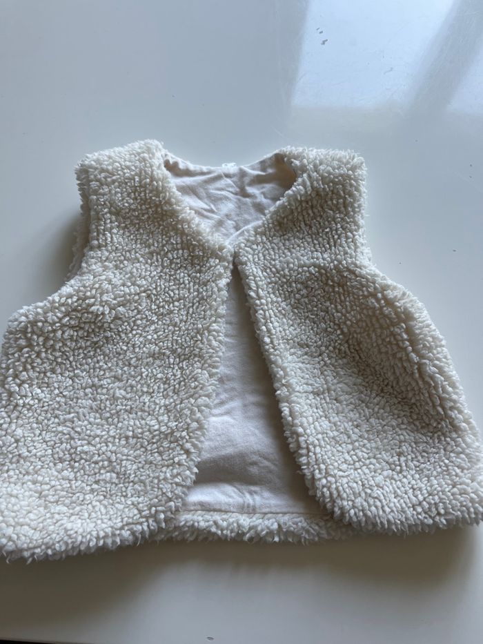 Gilet sans manche blanc - photo numéro 4